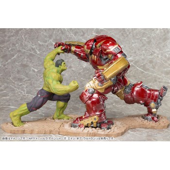 Avengers Age of Ultron ARTFX+ PVC Statue 1/10 Hulk fight with Hulkbuster Iron Man set